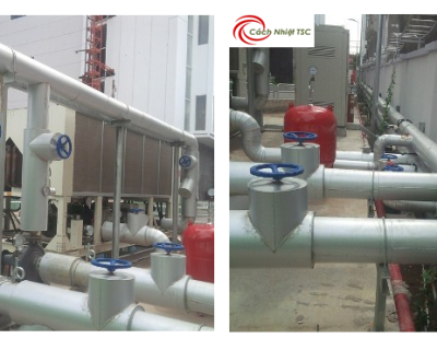 Thi công Cách Nhiệt – Bảo Ôn hệ thống Chiller tại Vincom Plaza 