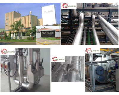 Bảo trì các hạng mục Cách Nhiệt - Bảo Ôn tại các nhà máy Nestle 