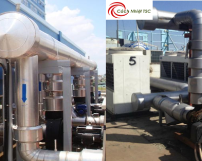 Thi công Cách Nhiệt – Bảo Ôn hệ thống Chiller và Hot Water tòa nhà C1 & C2 – Vinhome Centre Park