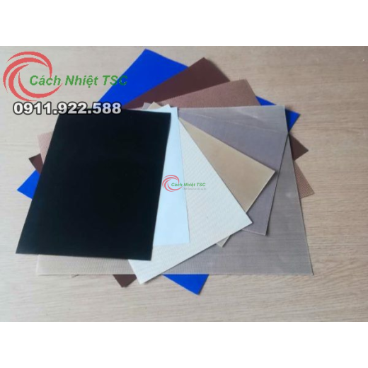 Vải Thủy Tinh Tráng Phủ Tấm PTFE
